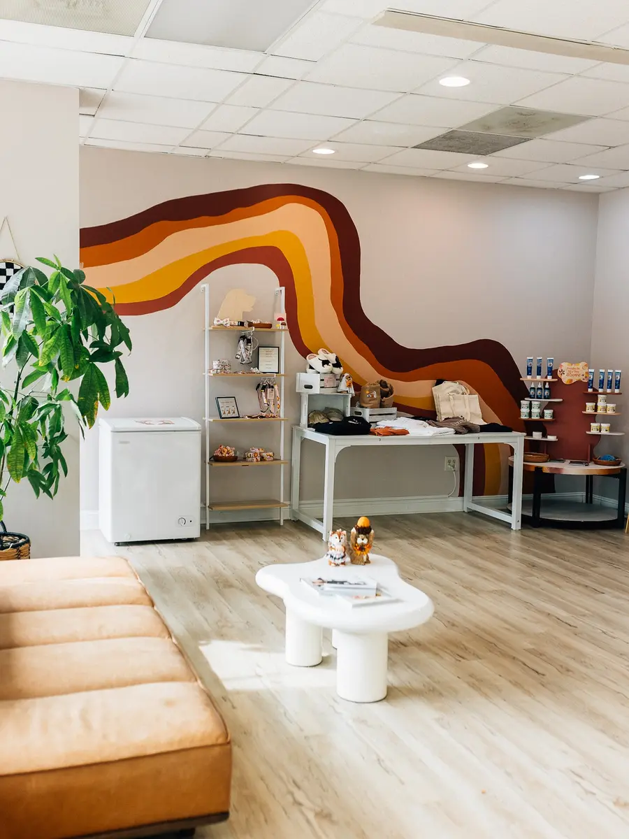 A designed retail interior